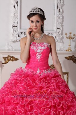 Modest Quinceanera Dress Floral Beading Strapless