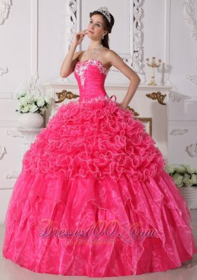 Modest Quinceanera Dress Floral Beading Strapless