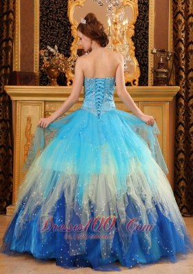 Multi-color Sweetheart Beading Ball Gown Dress for Quinceanera