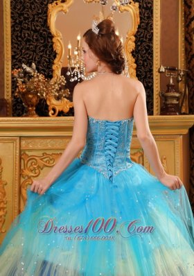 Multi-color Sweetheart Beading Ball Gown Dress for Quinceanera