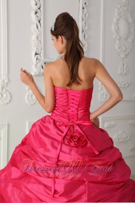 Hot Pink and Spring Green Sweet 16 Dress Discount