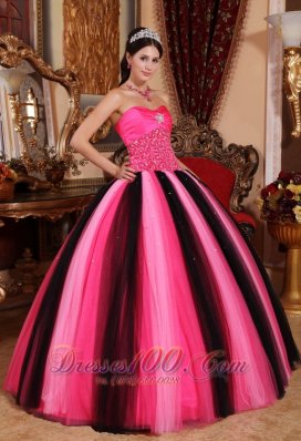 Strapless Colorful Sweet 15 Dress Floor-length