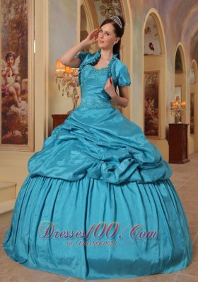 Unique Quinceanera Dress Pick-ups Teal Sweetheart