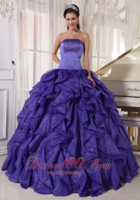 Layer Strapless Quinceanera Dress Navy Blue