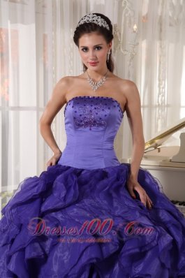 Layer Strapless Quinceanera Dress Navy Blue