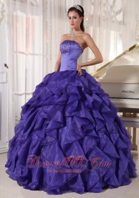 Layer Strapless Quinceanera Dress Navy Blue