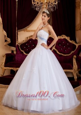 Elegant Sweetheart White Ball Gown Quinceanera