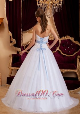 Elegant Sweetheart White Ball Gown Quinceanera