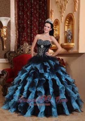 Exclusive Quinceanera Dress Sweetheart Organza Beading