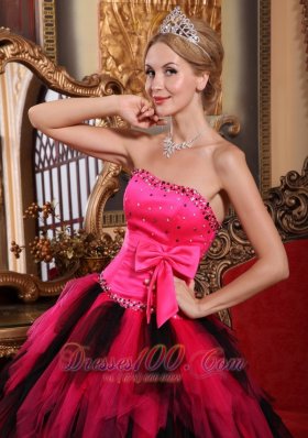 Wonderful Strapless Tulle Tulle Beading Quinceanera Dress