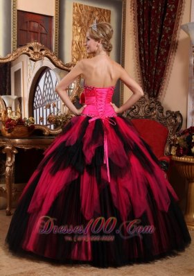 Wonderful Strapless Tulle Tulle Beading Quinceanera Dress