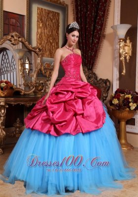 Colorful Quinceanera Gown Strapless Appliques with Beading