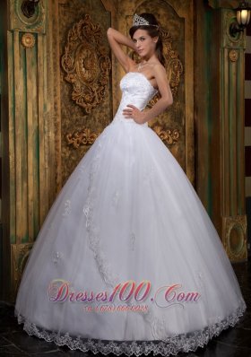 White Sweet sixteen Dresses Satin and Tulle Lace