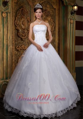 White Sweet sixteen Dresses Satin and Tulle Lace