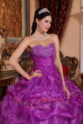 Eggplant Purple Quinceanera Dress Sweetheart