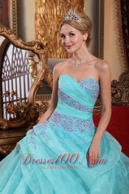 Sweetheart Quinceanera Dress in Apple Green 2013