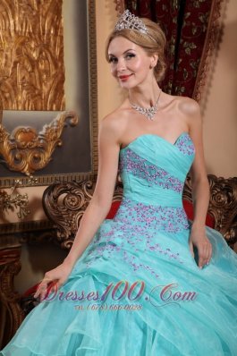 Sweetheart Quinceanera Dress in Apple Green 2013