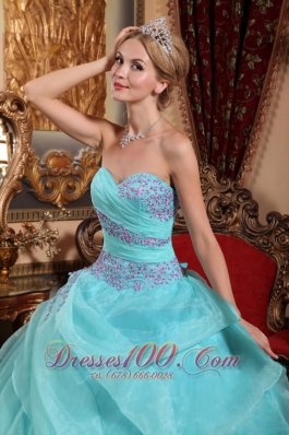 Sweetheart Quinceanera Dress in Apple Green 2013