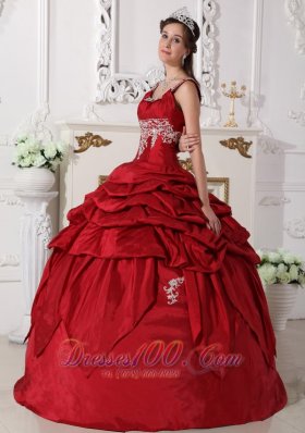 Wine Red Scoop Quinceanera Dress Under 200 Beading