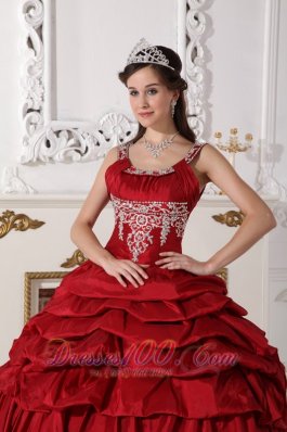 Wine Red Scoop Quinceanera Dress Under 200 Beading