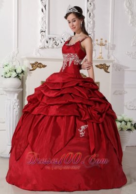 Wine Red Scoop Quinceanera Dress Under 200 Beading