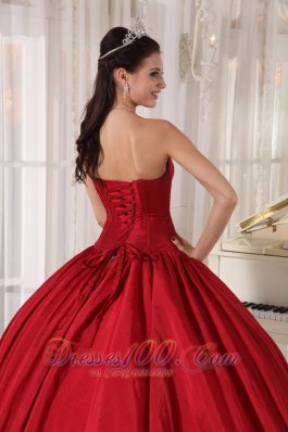 Beautiful Wine Red and White Quinceanera Gowns 2013