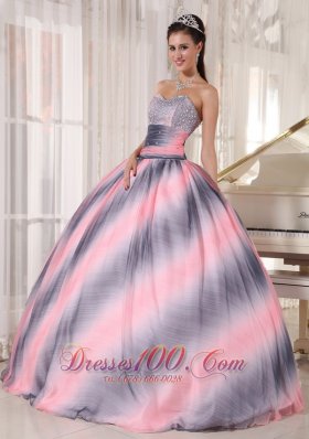 Classical Ombre Color Sweet 15 Dress Ball Gown