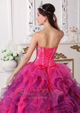 Coloful Beading Decorate Quincenera Dresses Best Seller