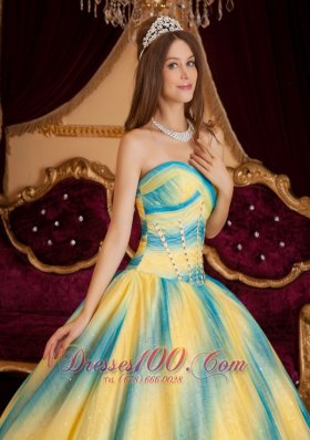 Ombre Color Sweetheart Sweet Sixteen Quinceanera Dresses