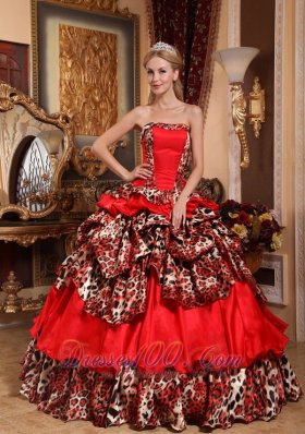 Animal Print Dress on Print Quinceanera Dresses  Low Price Print Quinceanera Dresses