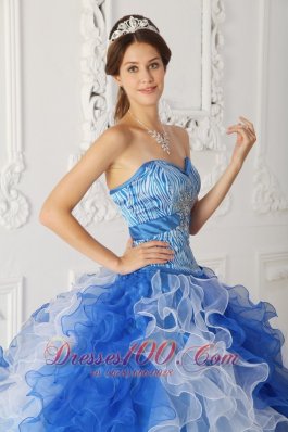 Quinceanera Dress Princess Sweetheart Beading Ruffles