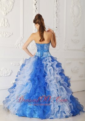 Quinceanera Dress Princess Sweetheart Beading Ruffles