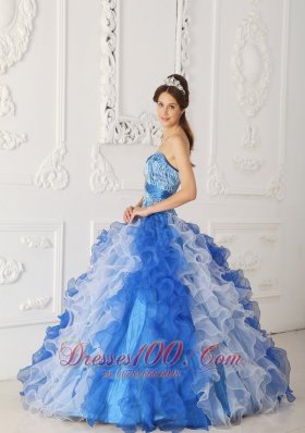 Quinceanera Dress Princess Sweetheart Beading Ruffles