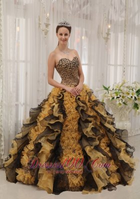 Unique Colorful Sweetheart Quinceanera Gowns 2014