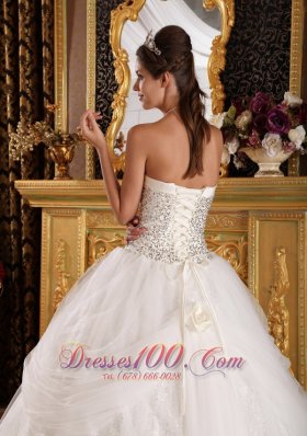 Popular Quinceanera Dress Sweetheart Organza Sequined