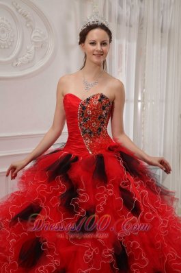 Beautiful Quinceanera Dress Sweetheart Orangza Beading Ruch