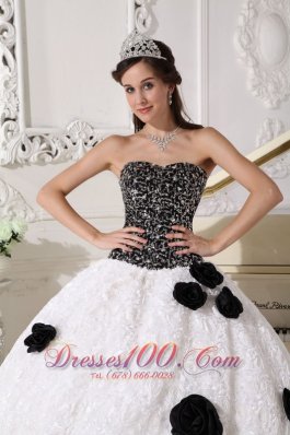 Discount Special Quinceanera Dress Strapless Floral Sequins