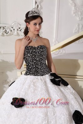 Discount Special Quinceanera Dress Strapless Floral Sequins