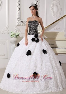 Discount Special Quinceanera Dress Strapless Floral Sequins