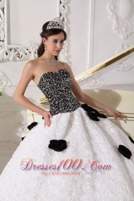 Discount Special Quinceanera Dress Strapless Floral Sequins