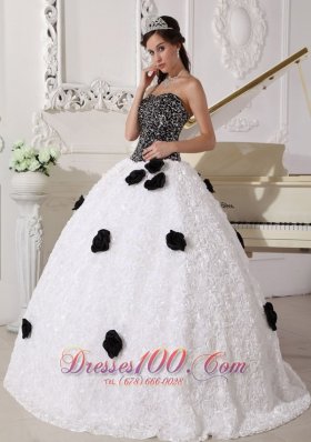 Discount Special Quinceanera Dress Strapless Floral Sequins