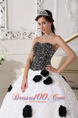 Discount Special Quinceanera Dress Strapless Floral Sequins