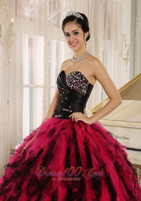 Beaded Impressive Clearance Ruffled Sweetheart Quinceanera Dress