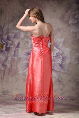 Strapless Beaded Mother of the Bride Dress Taffeta Split