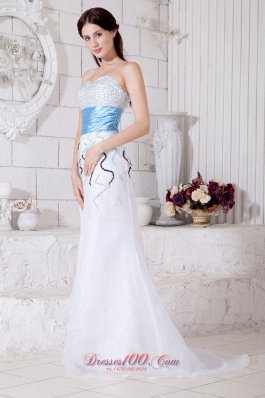 Muti-Color Sweetheart Beaded Prom Evening Dress