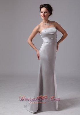 Customize Silver Brush Mother Of The Bride Dress