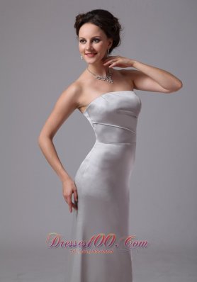 Customize Silver Brush Mother Of The Bride Dress