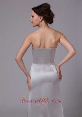 Customize Silver Brush Mother Of The Bride Dress