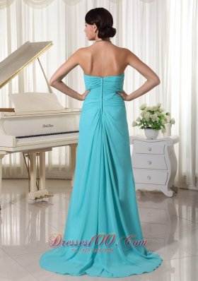 Under 150 Brush Aqua Blue Dress for Prom