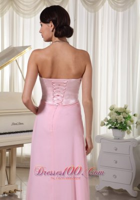 Baby Pink Beading Sweetheart Dress for Prom